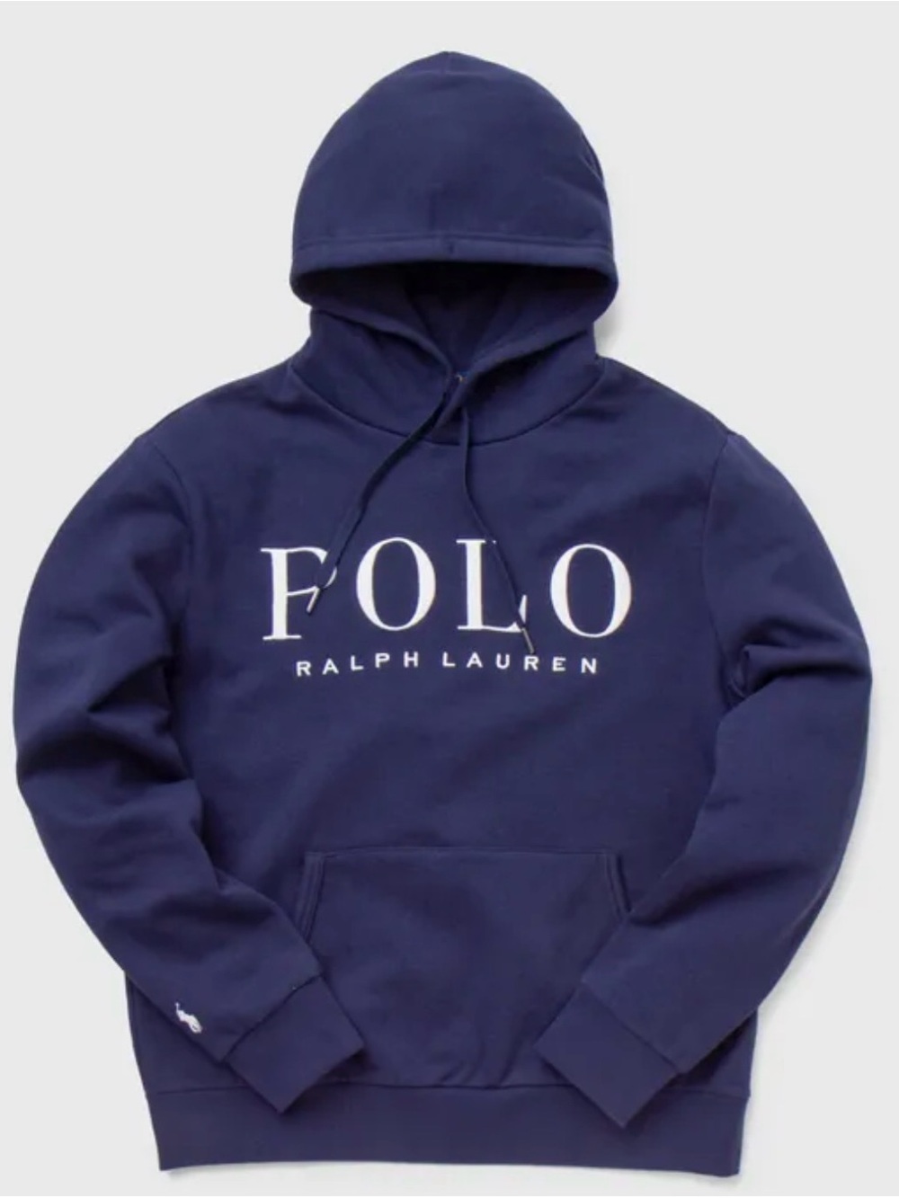 Classic Plain Hooded Sweatshirt - Navy Blue. Sz L. Good condition - Picture 3 of 11